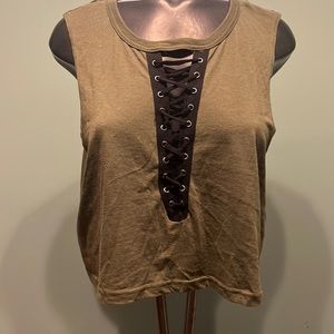 Valera Tank in Olive Green